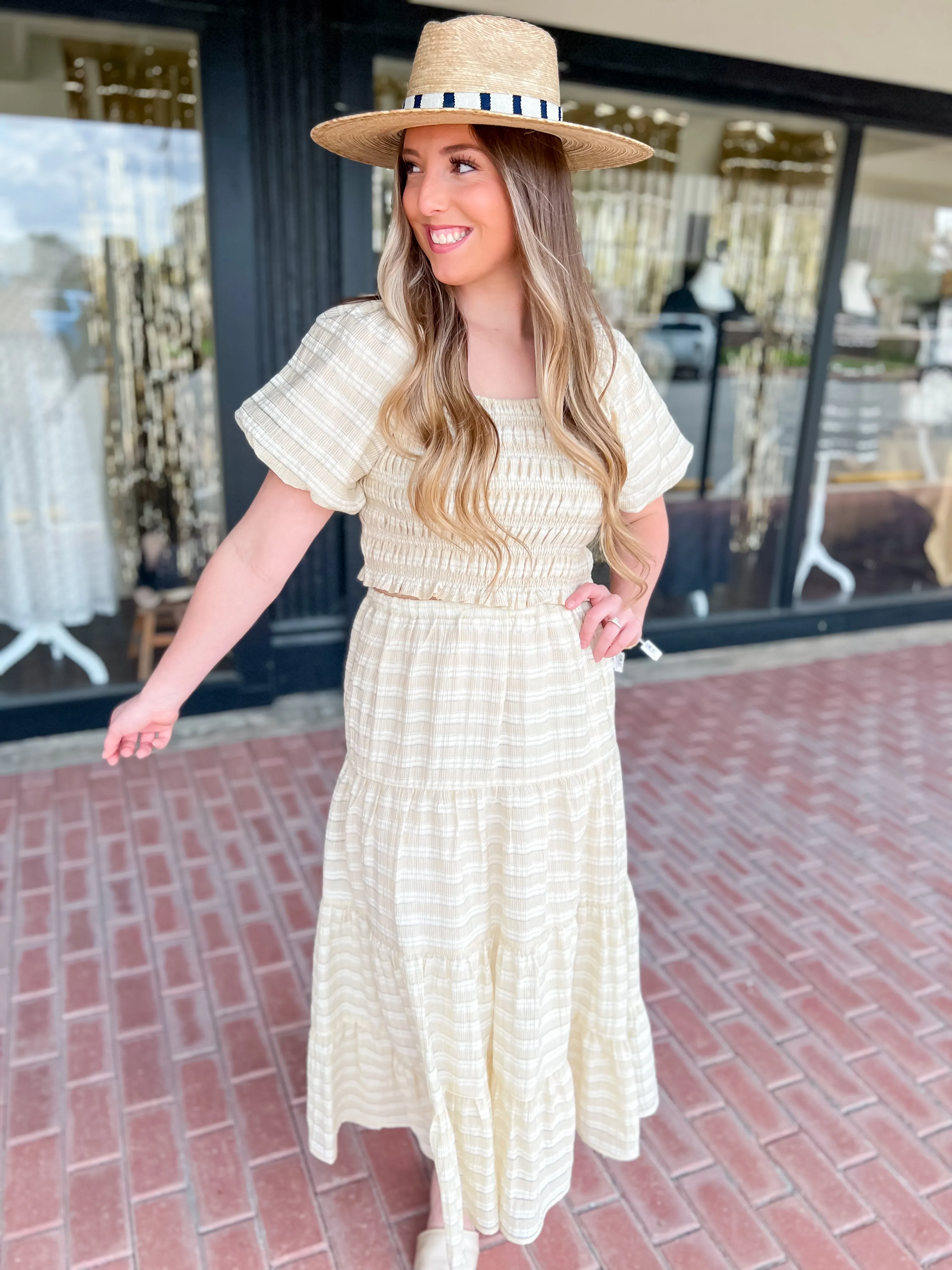 Savannah Stripe Two Piece Set
