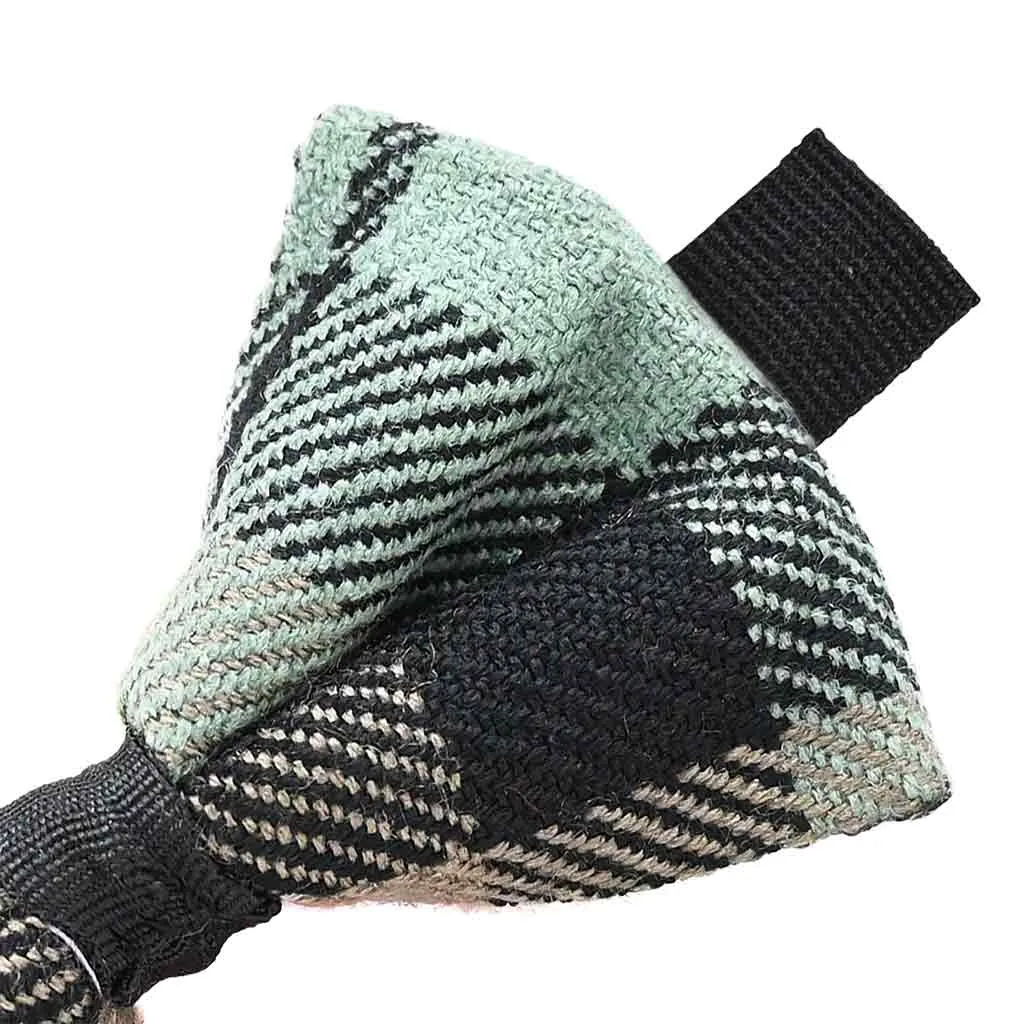 Scottish Bow Tie Tartan Black Watch Weathered