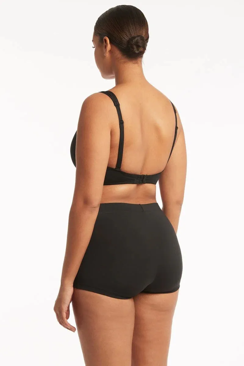 Sea Level Essentials Katie Boy Leg Pant Black 10