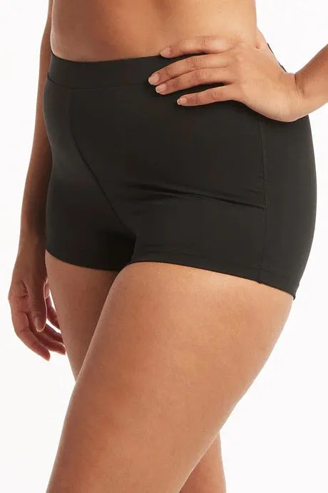 Sea Level Essentials Katie Boy Leg Pant Black 10