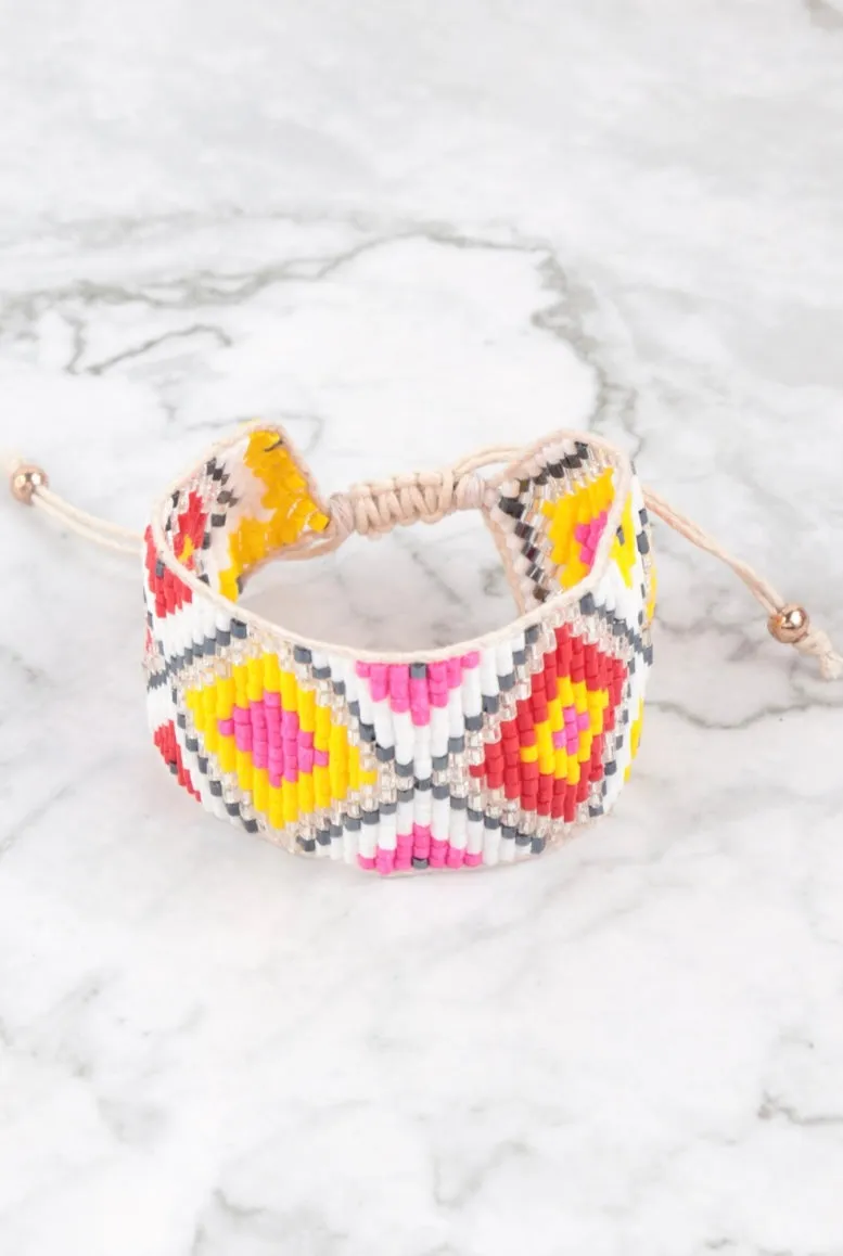 Seed Bead Pull Tie Bracelets