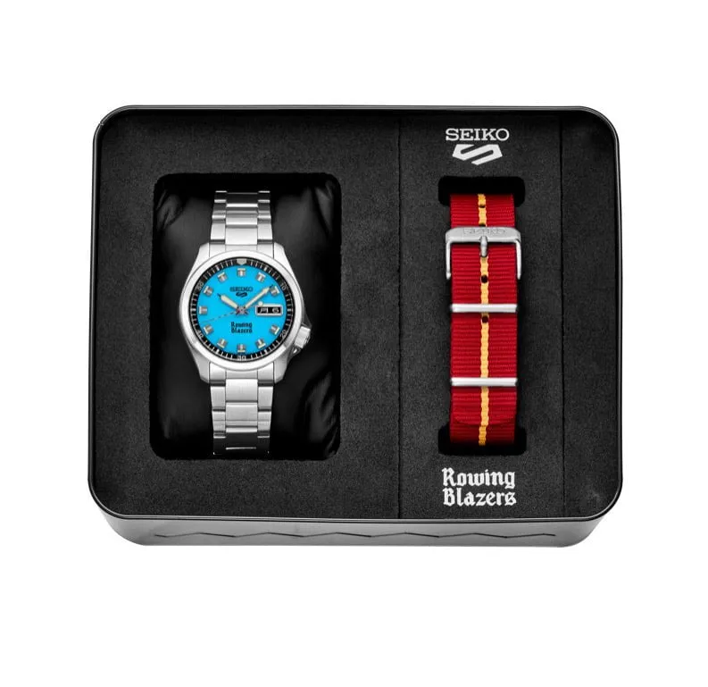 Seiko-5 Sports Rowing Blazers Collaboration Limited Edition SRPJ61