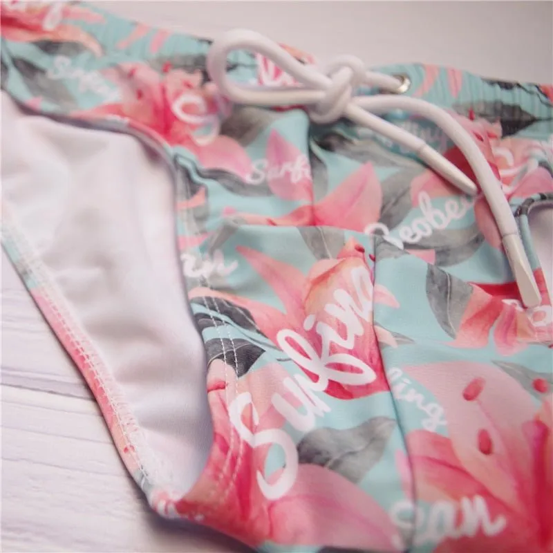 Seobean Floral Swim Briefs