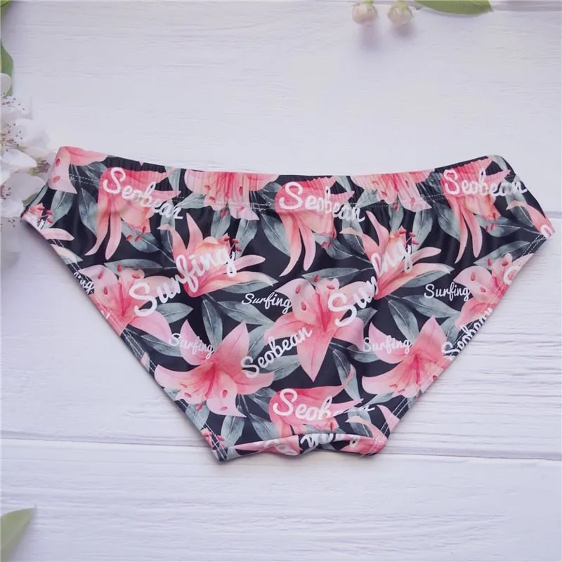 Seobean Floral Swim Briefs
