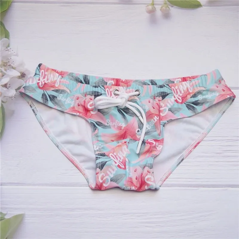 Seobean Floral Swim Briefs