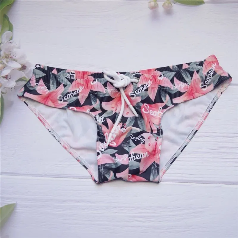 Seobean Floral Swim Briefs