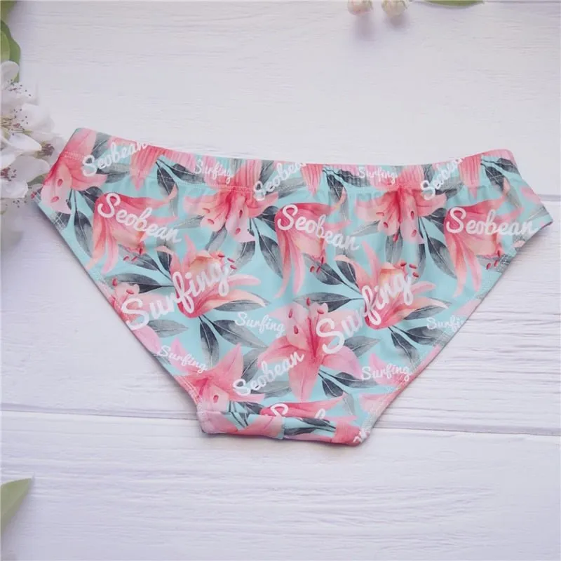 Seobean Floral Swim Briefs