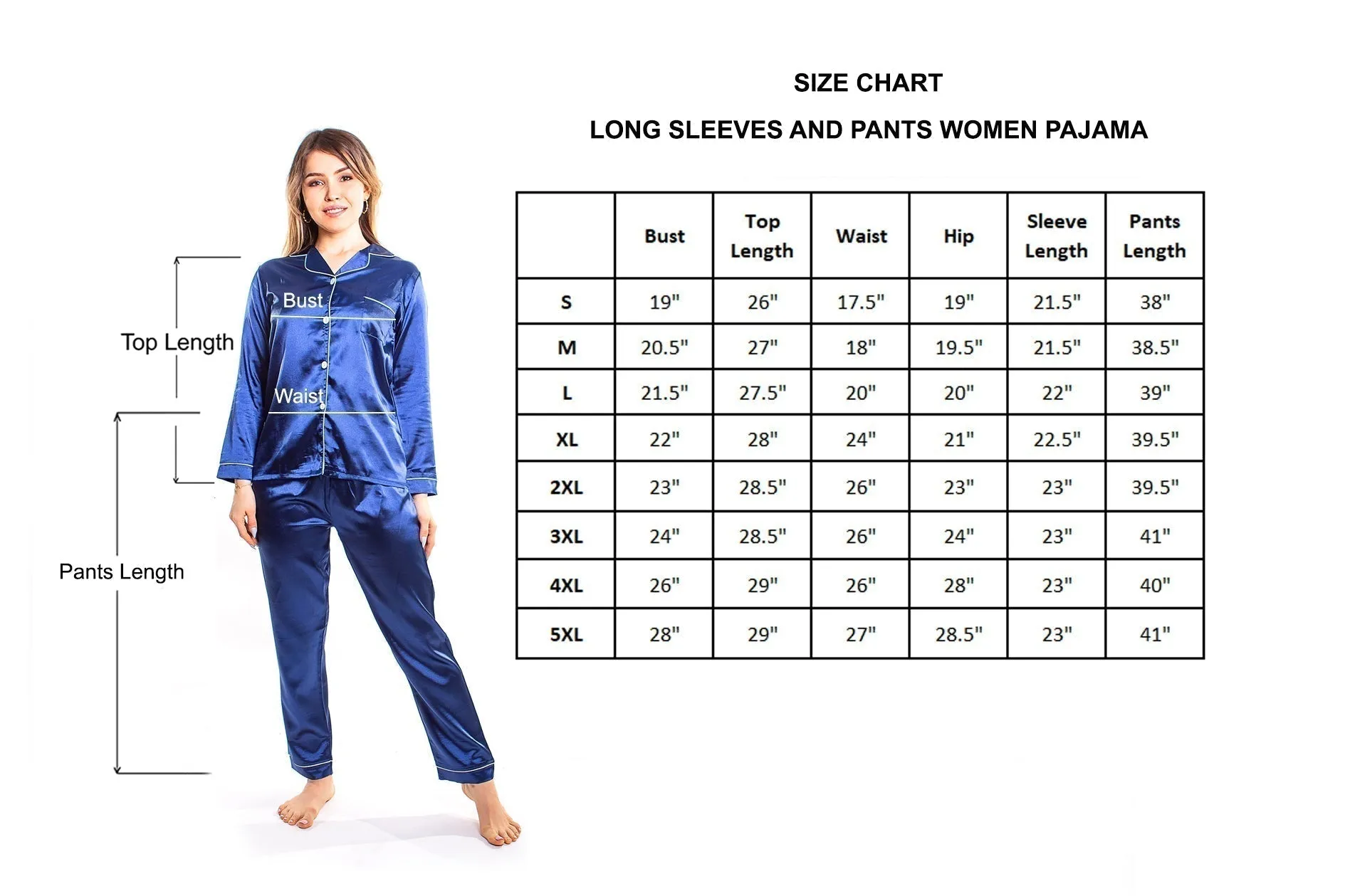Set of 12 Bridesmaids Pajamas, Custom Wedding Satin Pajamas  - Long   Long