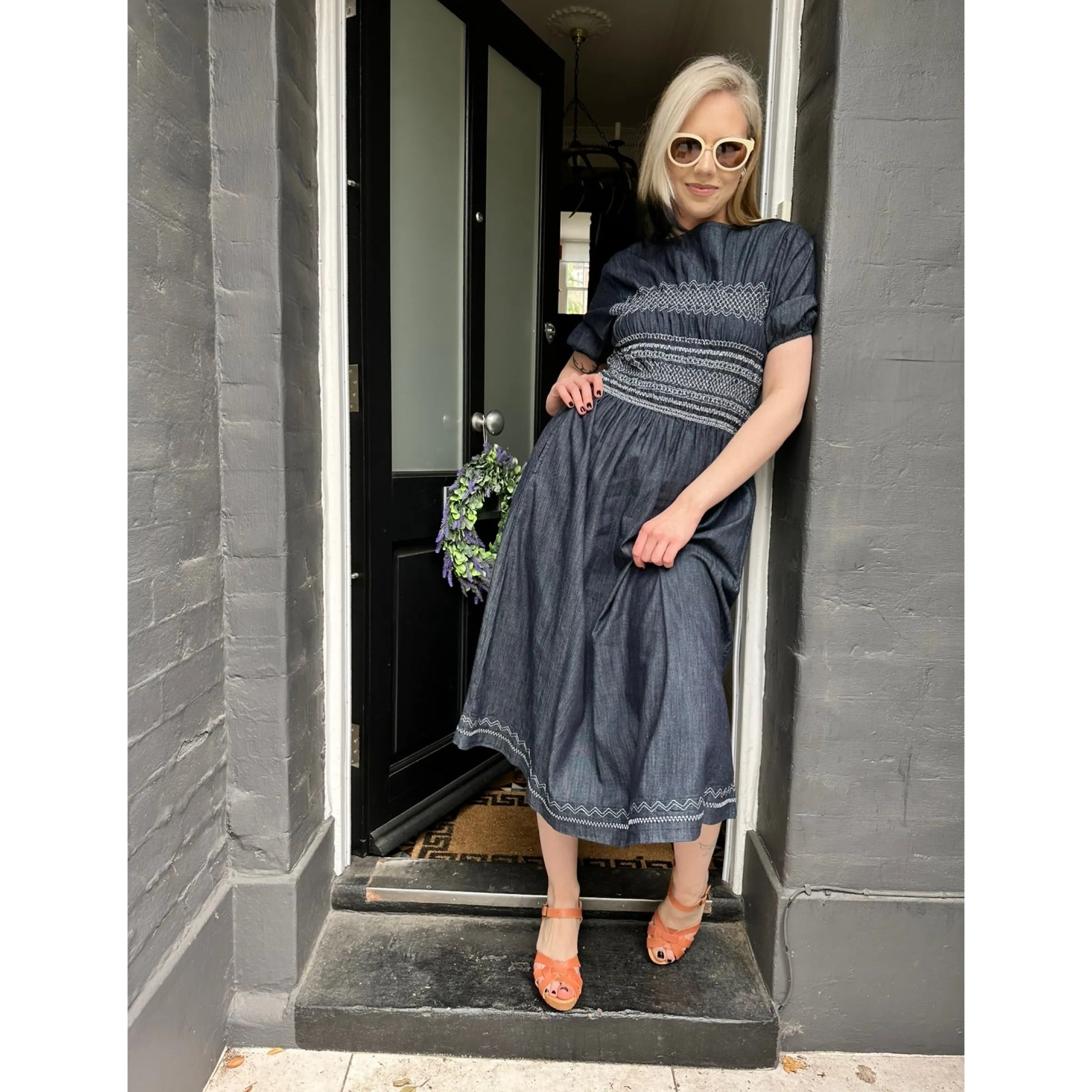 Seventy   Mochi Sally Dress Denim
