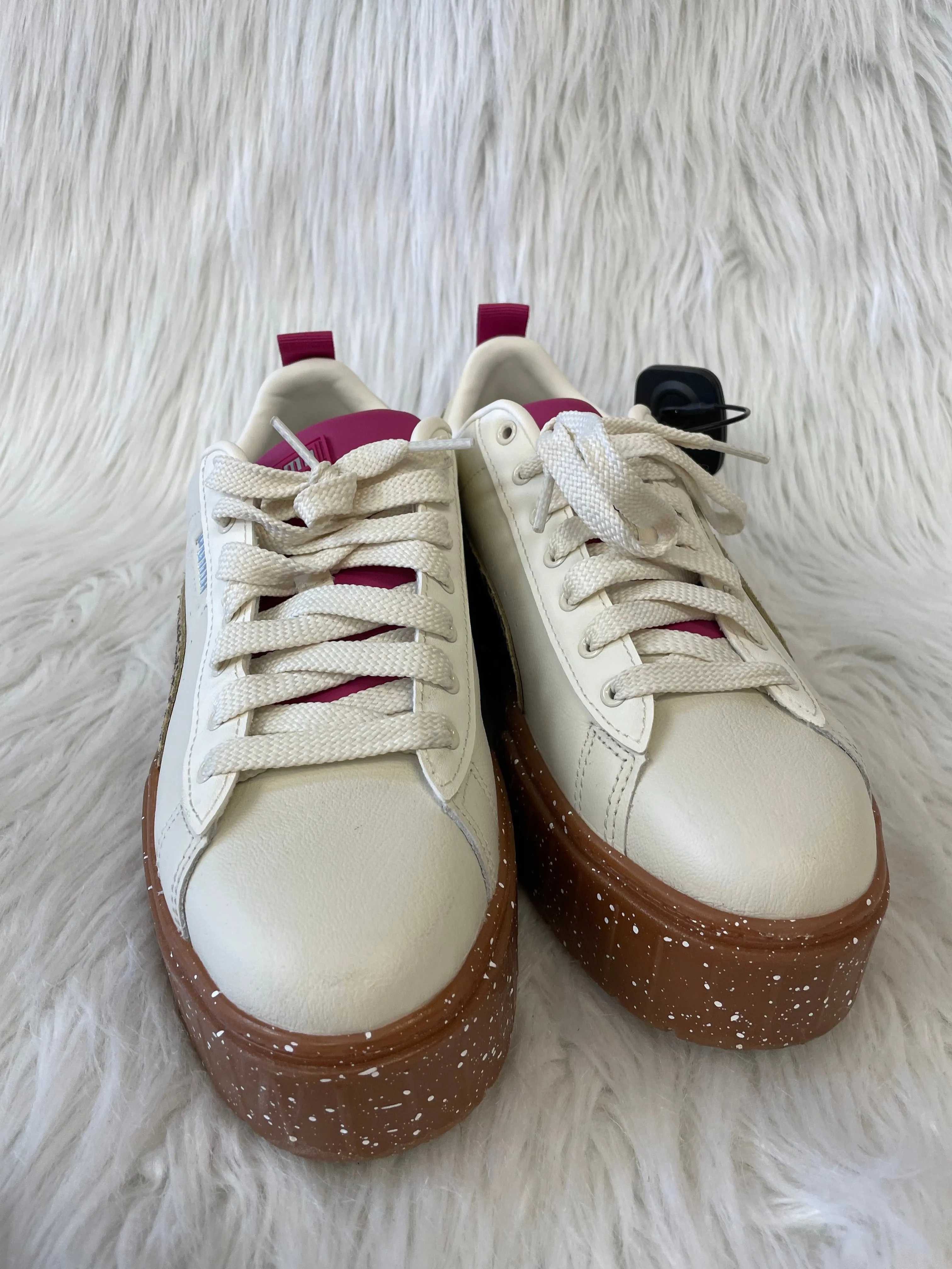 Shoes Sneakers Platform By Puma In Cream, Size: 10