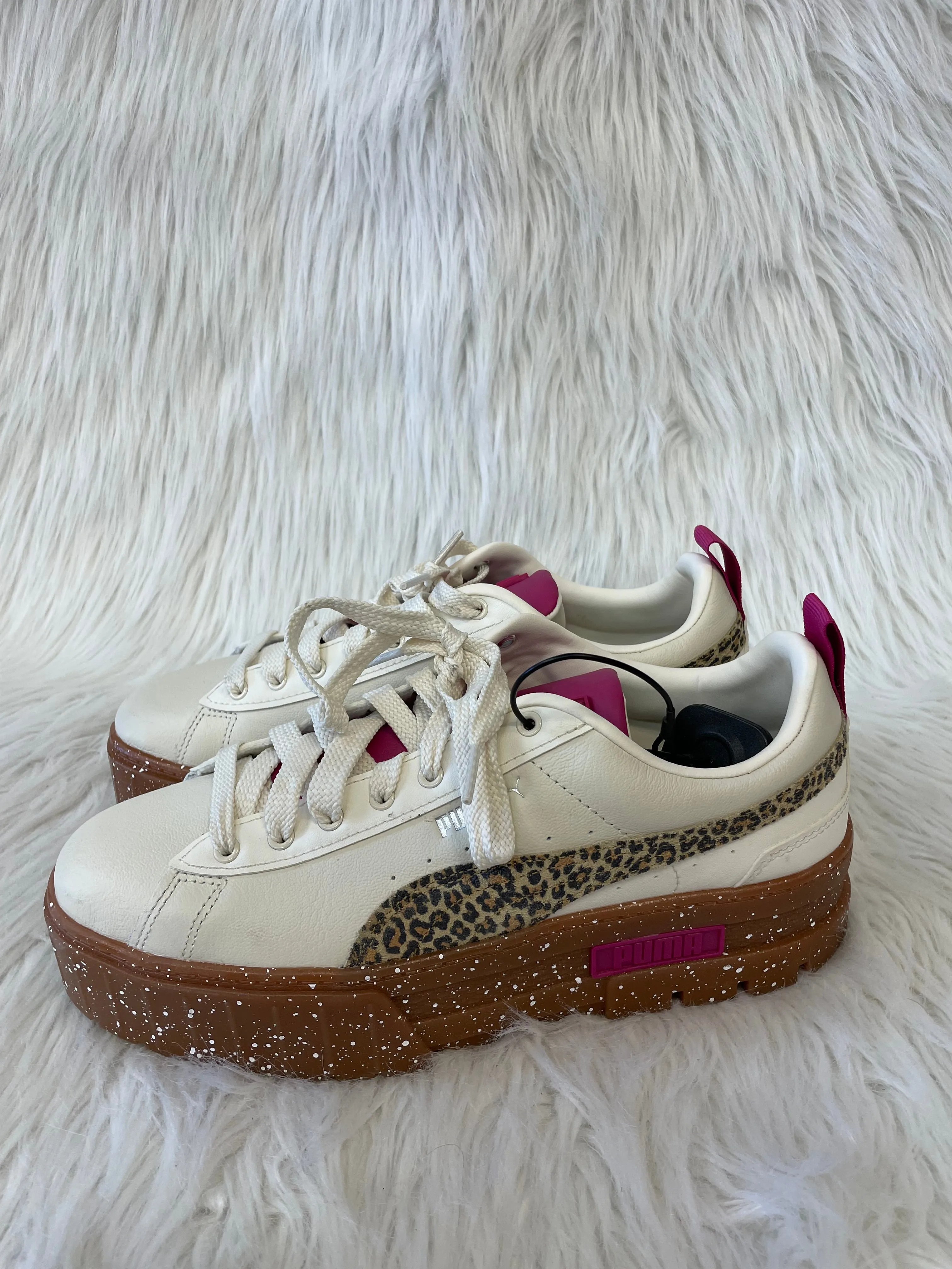 Shoes Sneakers Platform By Puma In Cream, Size: 10