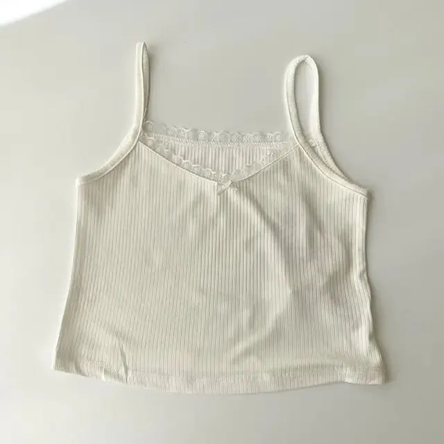 Short Lace Slim Tops