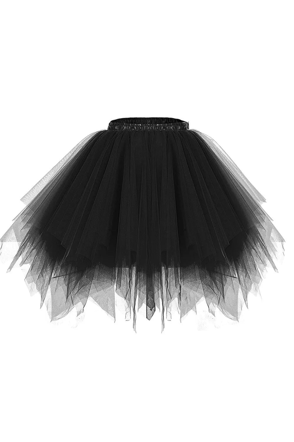 Short Tutu Ballet Bubble Skirt 50's Tulle Party Vintage Petticoat