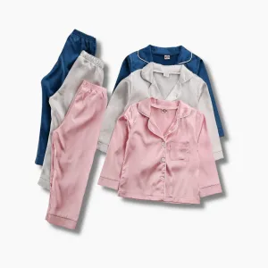 Silk Satin Kid Pajamas