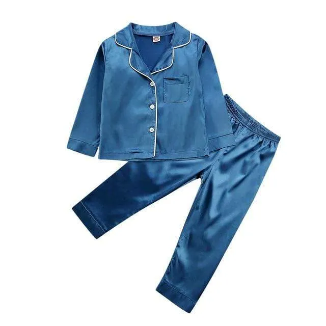 Silk Satin Kid Pajamas
