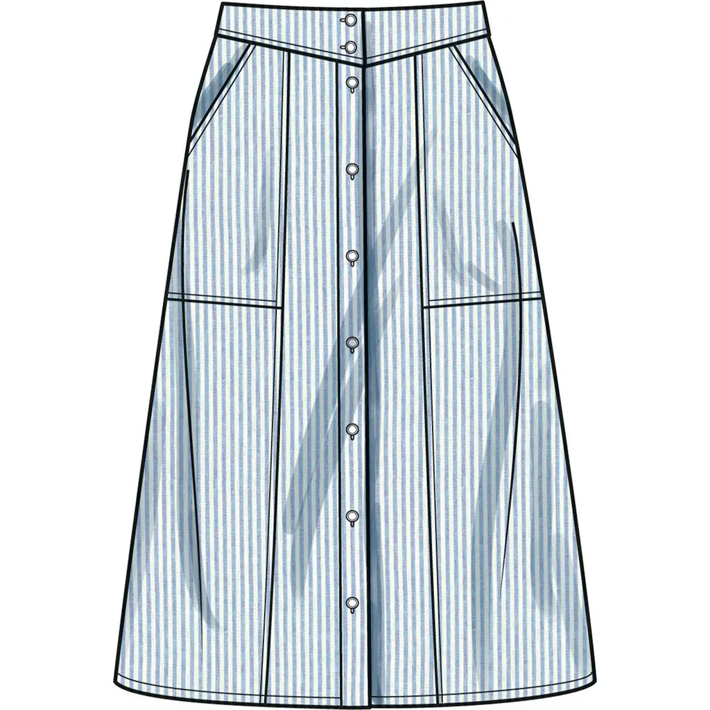 Simplicity Sewing Pattern S9710 Misses' Skirts