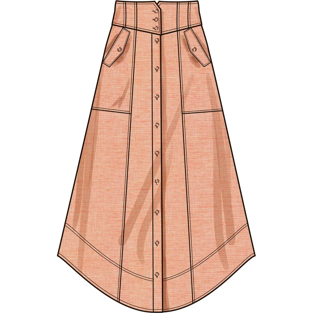 Simplicity Sewing Pattern S9710 Misses' Skirts
