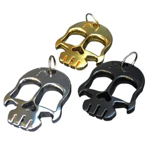 Skull Head Self Defense Knuckles Keychain