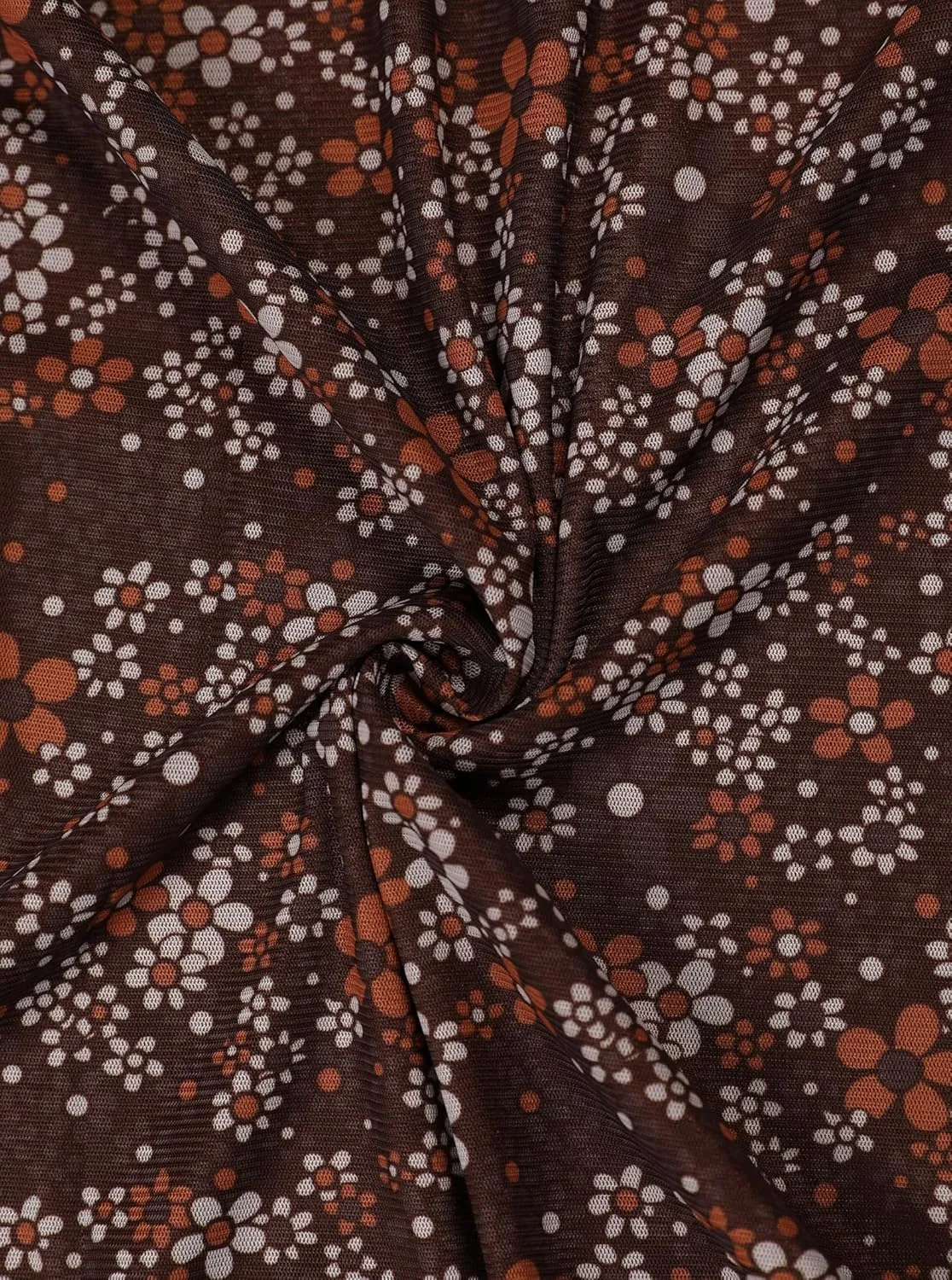 SOFIA'S CHOICE Midi Skirts for Women Elastic High Waisted A Line Flowy Floral Skirt