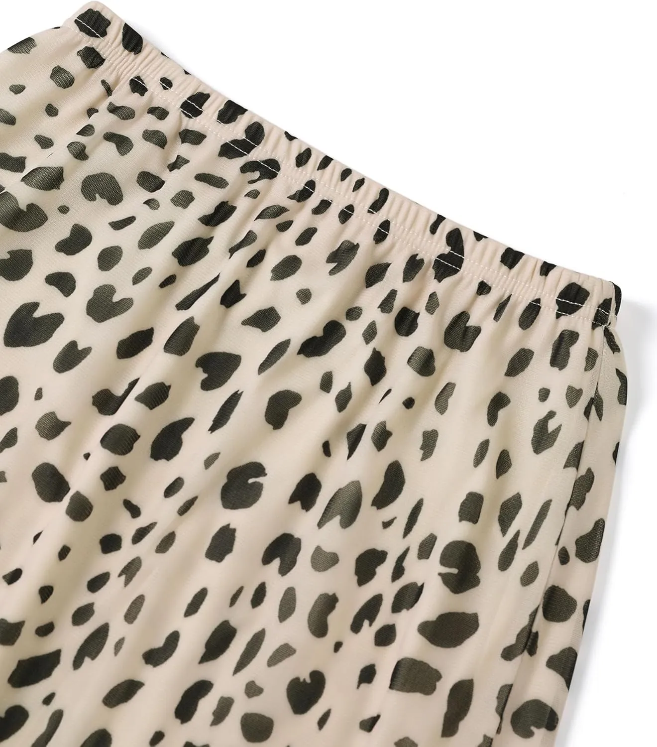 SOFIA'S CHOICE Midi Skirts for Women Elastic High Waisted A Line Flowy Floral Skirt