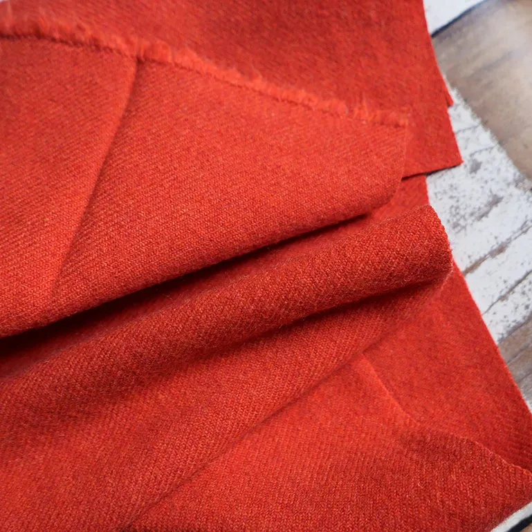 Soft Wool Twill Orange
