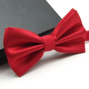 Solid Fashion Bowties Groom Men Colourful Plaid Cravat gravata Male Marriage Butterfly Wedding Bow ties