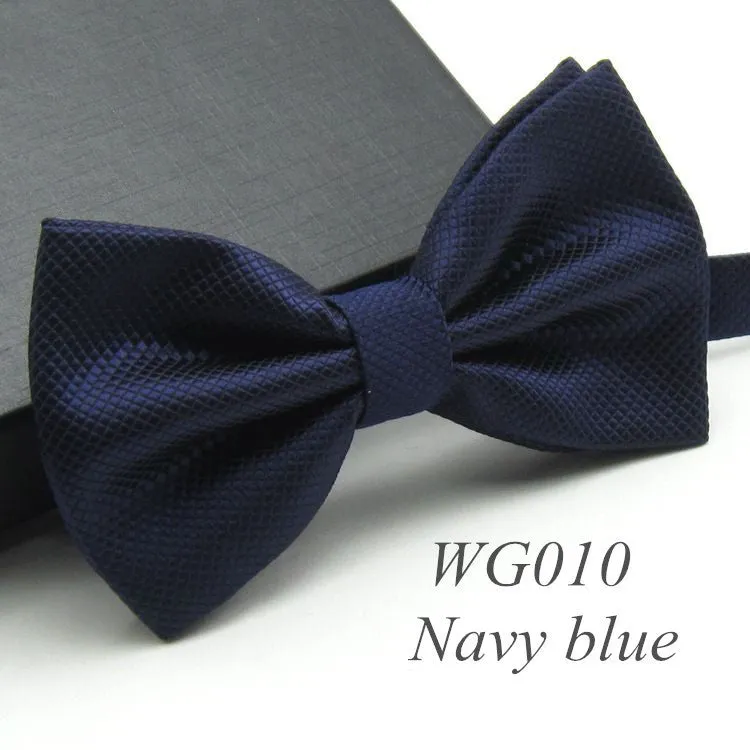 Solid Fashion Bowties Groom Men Colourful Plaid Cravat gravata Male Marriage Butterfly Wedding Bow ties