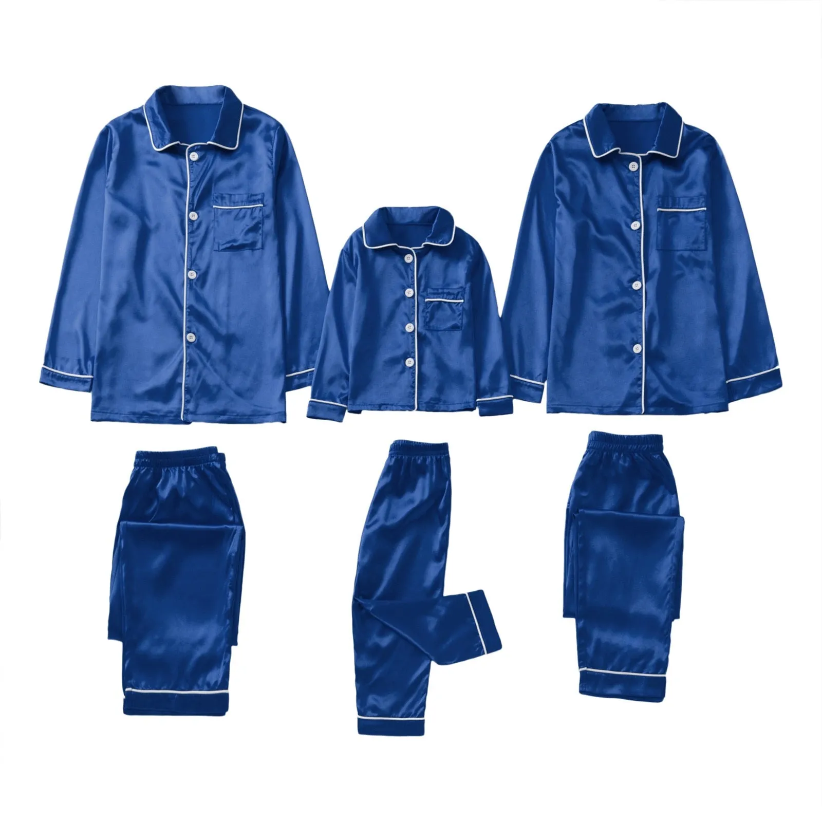 Solid Satin Family Pajama Collection