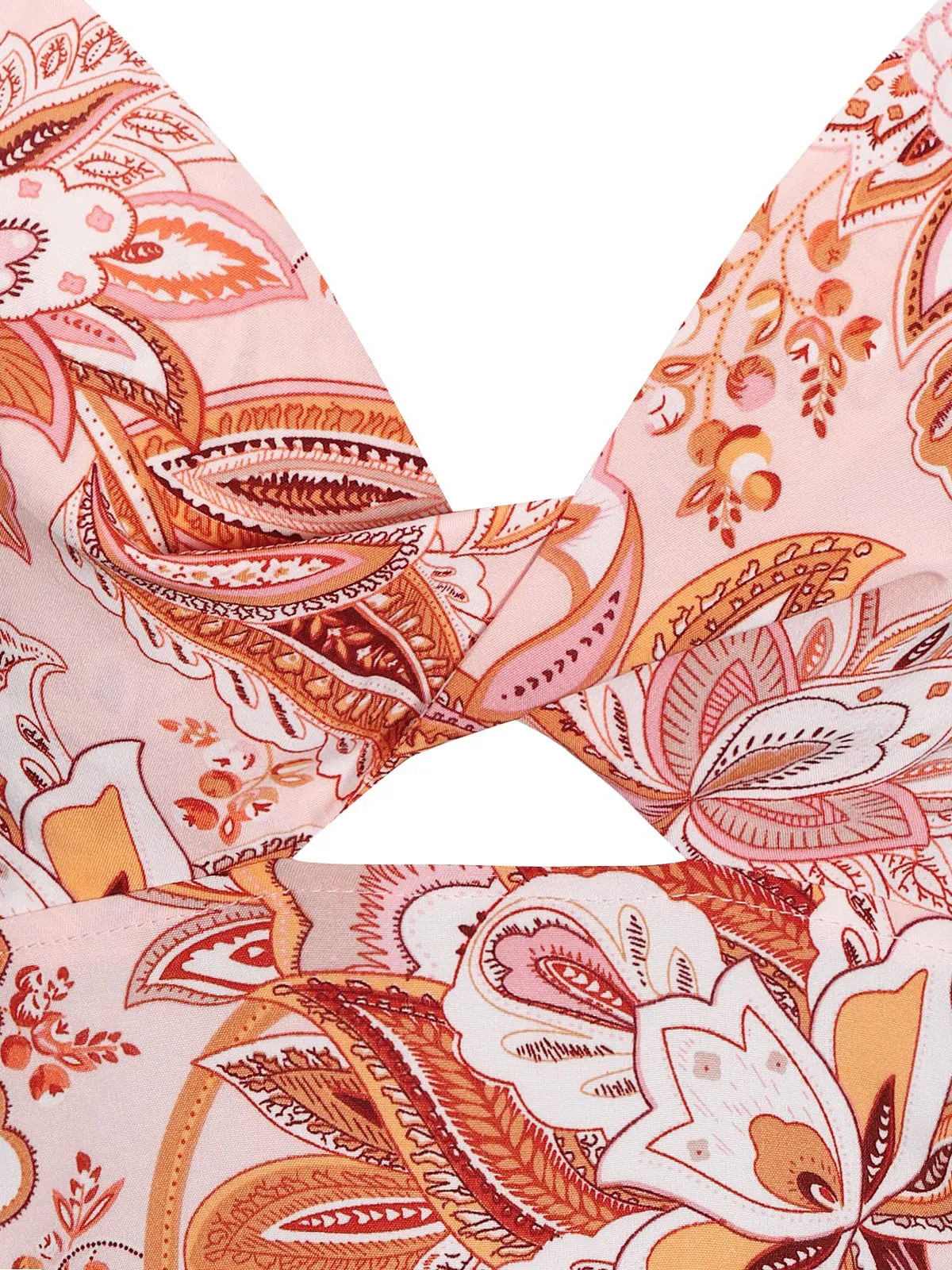 Spaghetti Strap Floral Print Dress