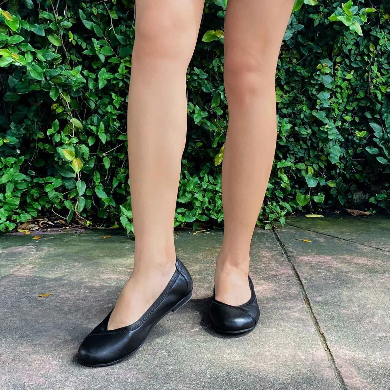 Spark Caroll Ballet Flat Women's Shoes - Black