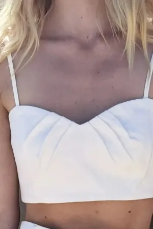 Sparkly White Top