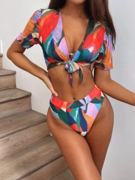 Spotlight Tie Dye Swimwear Set