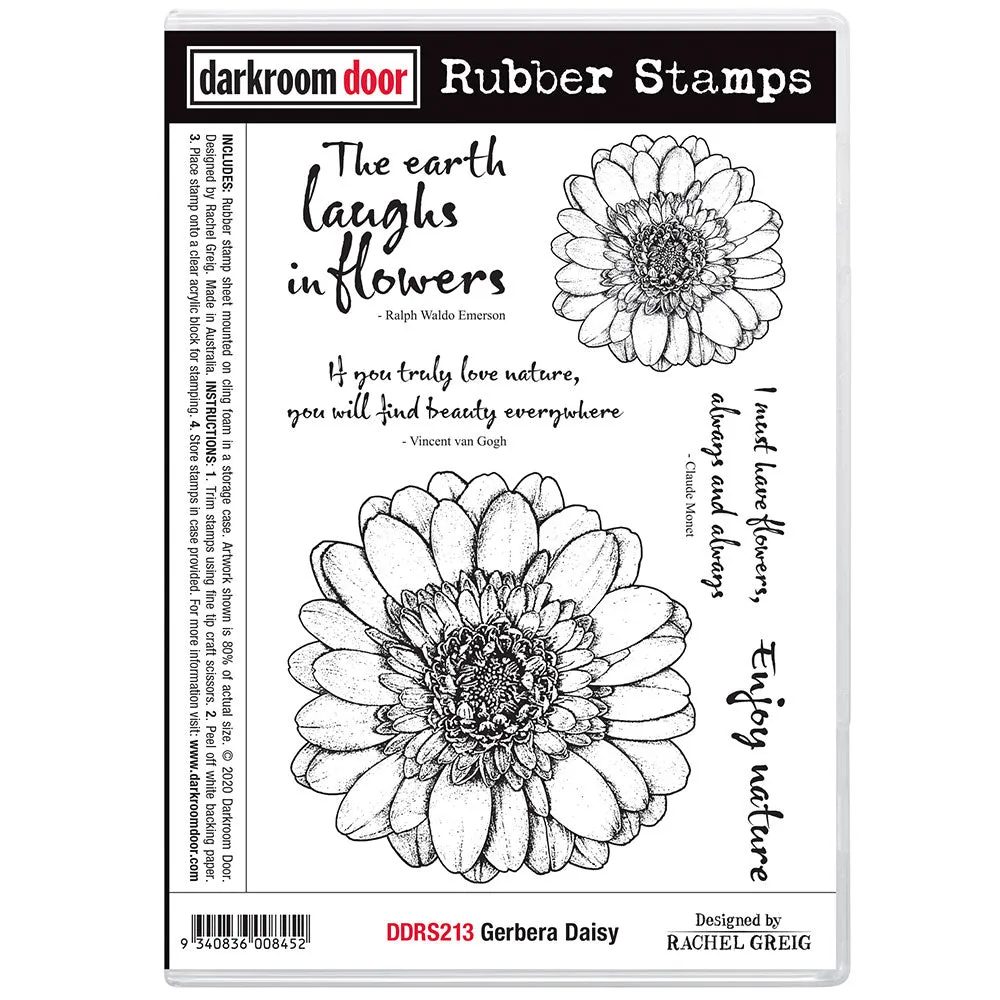 Stamp Set - Gerbera Daisy