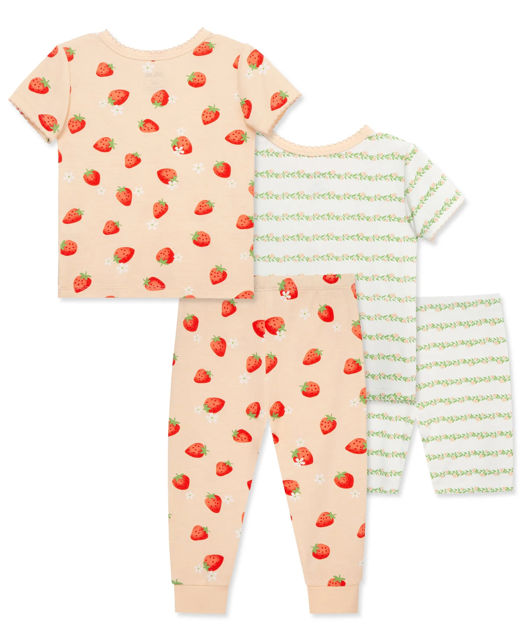 Strawberry 4-Piece Pajama Set (12M-24M)