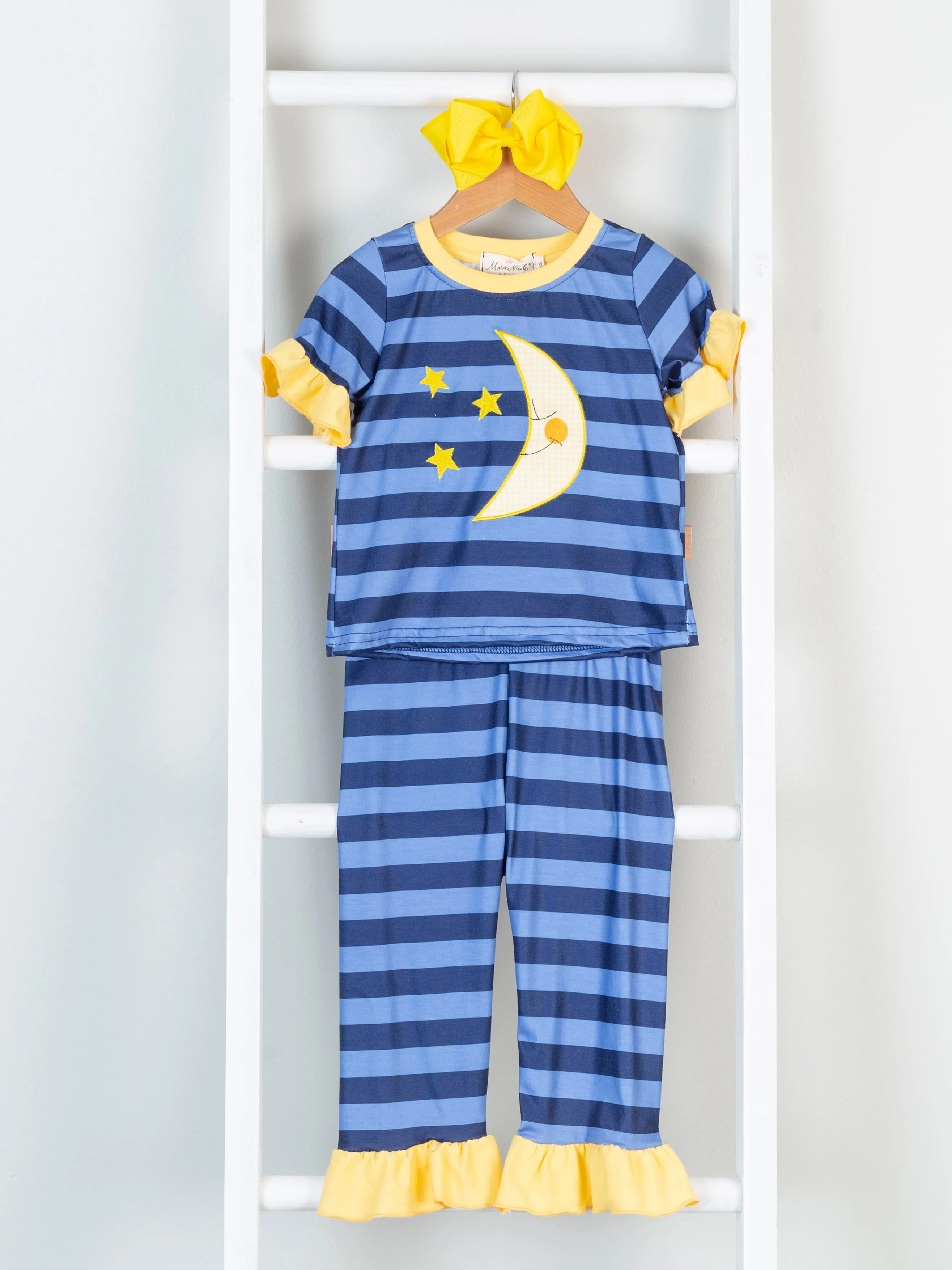 Striped Moon Pajamas - Girls & Boys