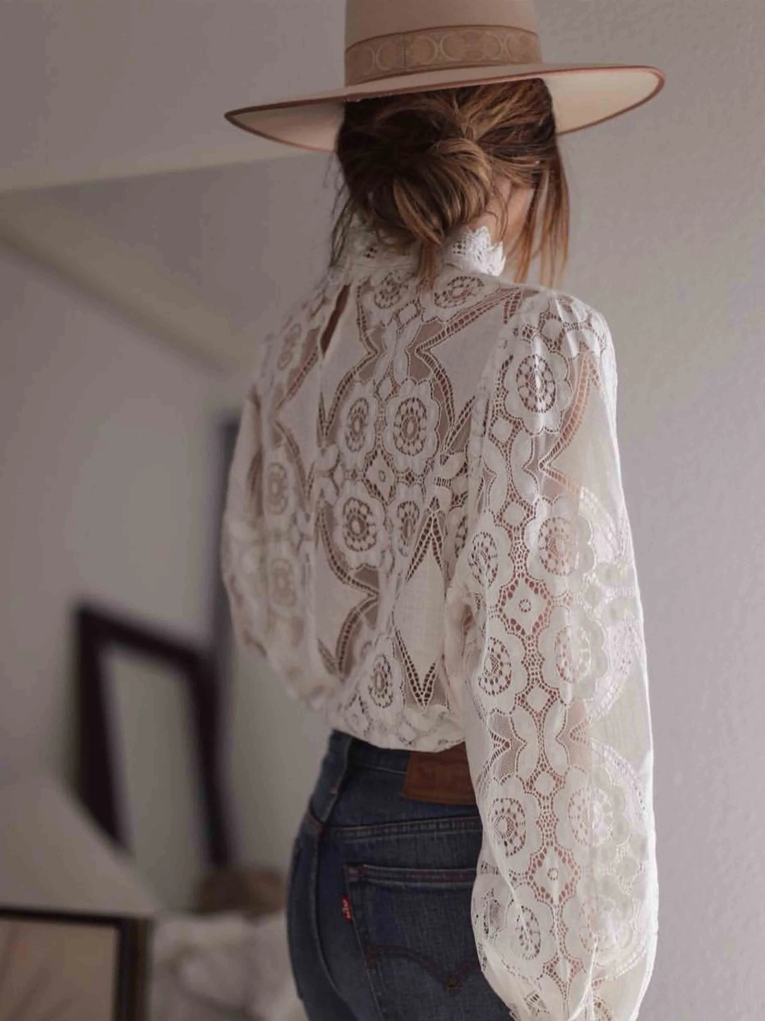 Stunncal Sexy Lace Tops
