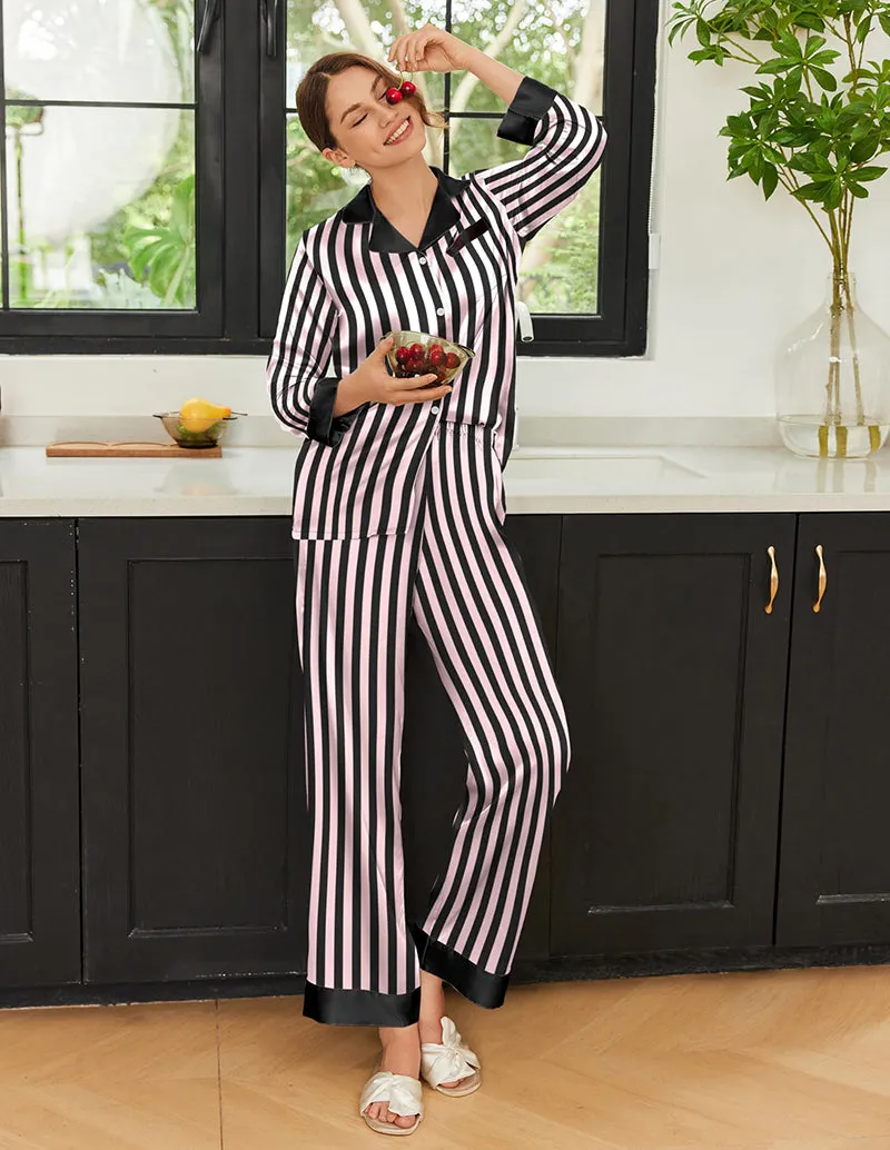 Stylish Silk Satin Pajama Set (US Only)