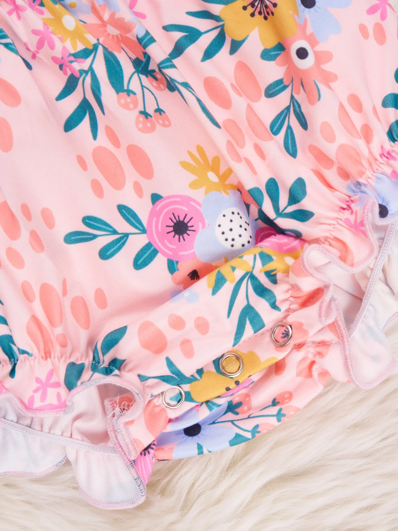 Summer Floral Ruffle Bubble