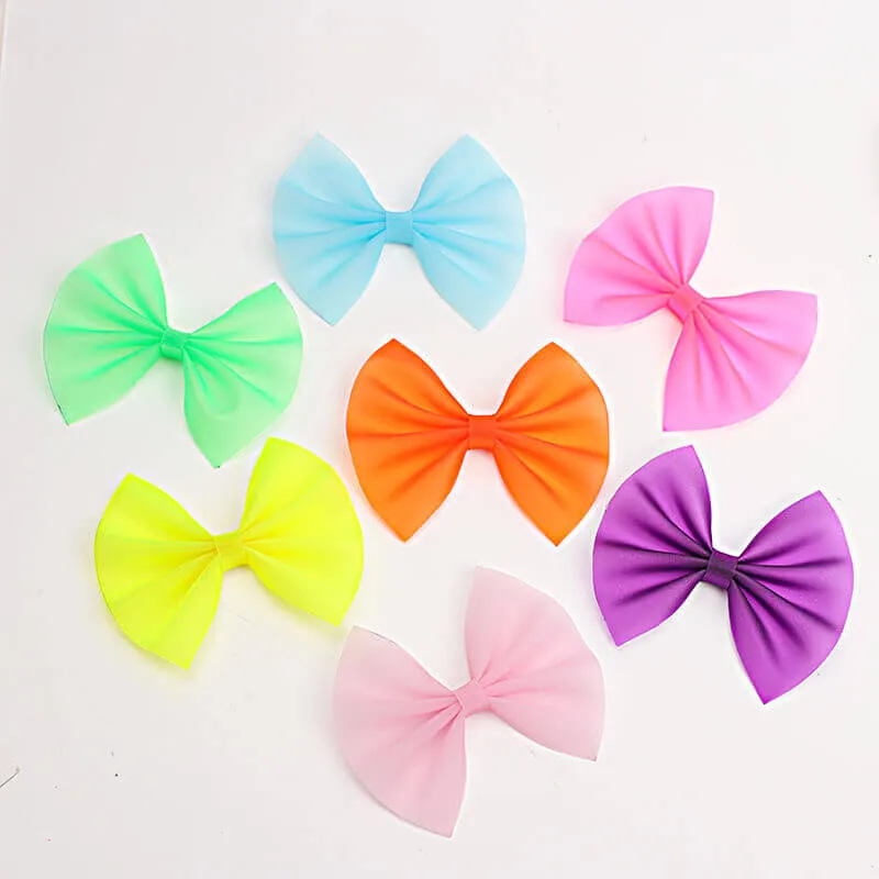 Summer Neon Matte Jelly Hair Bows
