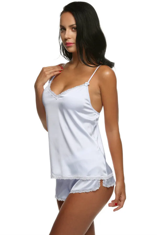 Summer Shorts Sets V-Neck