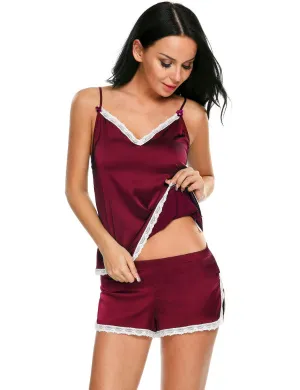 Summer Shorts Sets V-Neck