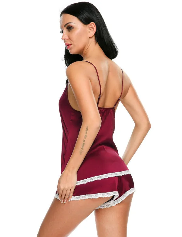 Summer Shorts Sets V-Neck