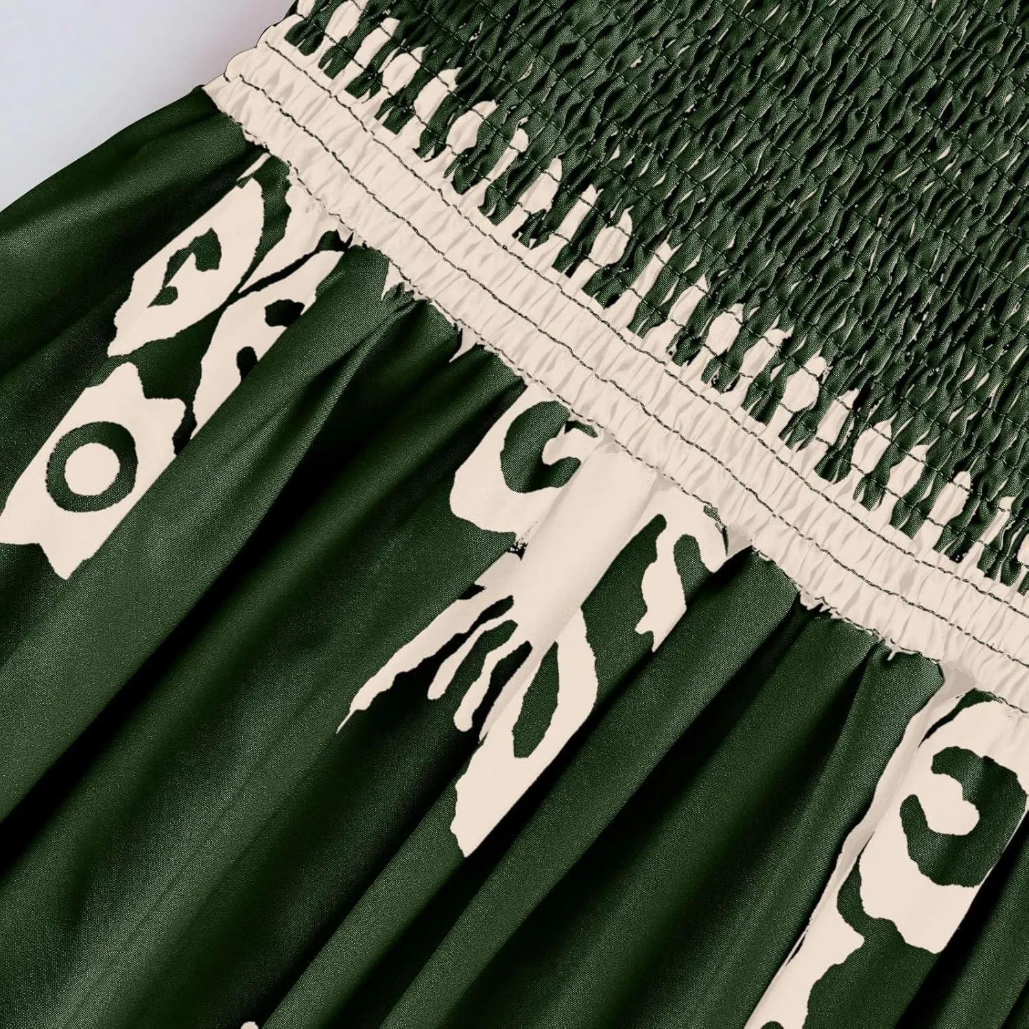 Sundresses for Women,2025 Summer Trendy Floral Smocked Maxi Dress,Sleeveless Square Neck Flowy Boho Vacation Dress