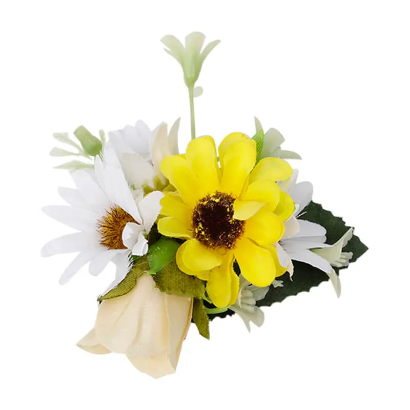 Sunflower Baby Girl Hair Clips