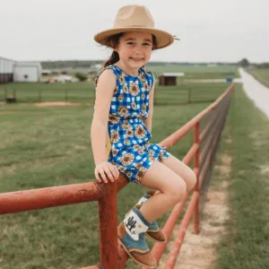 Sunflower Fringe Romper Toddler (2T-5T)