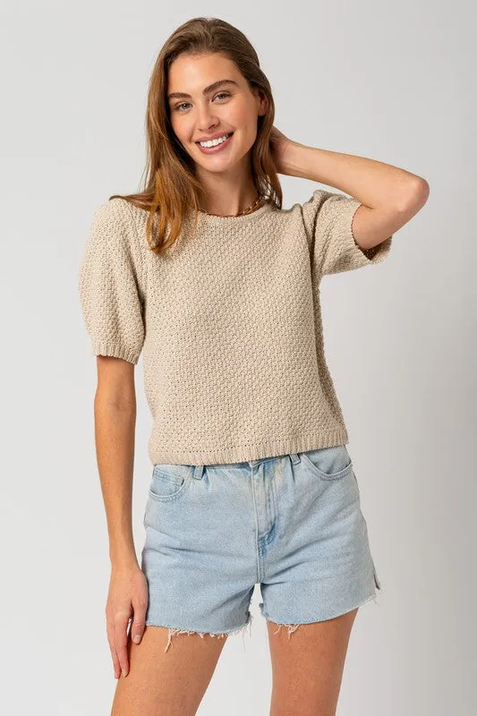 Sunlit Days Puff Sleeve Top