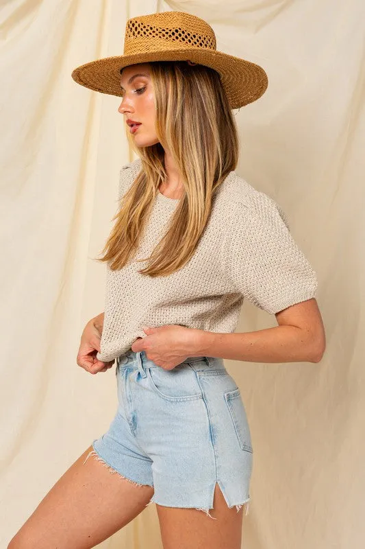 Sunlit Days Puff Sleeve Top