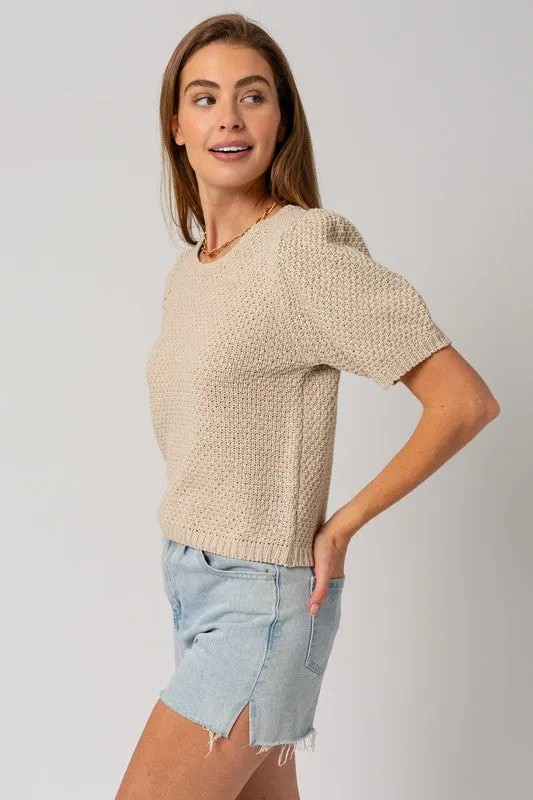 Sunlit Days Puff Sleeve Top