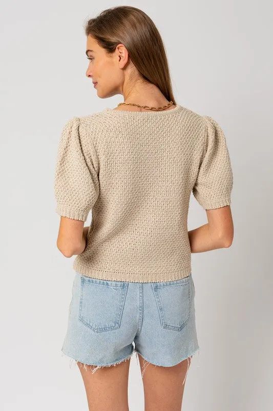 Sunlit Days Puff Sleeve Top