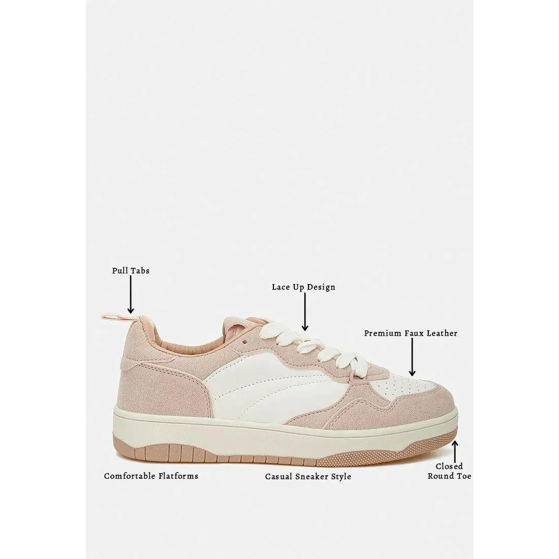 Surfer Faux Leather Casual Sneakers